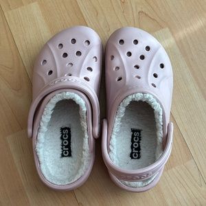 Pink crocs light pink